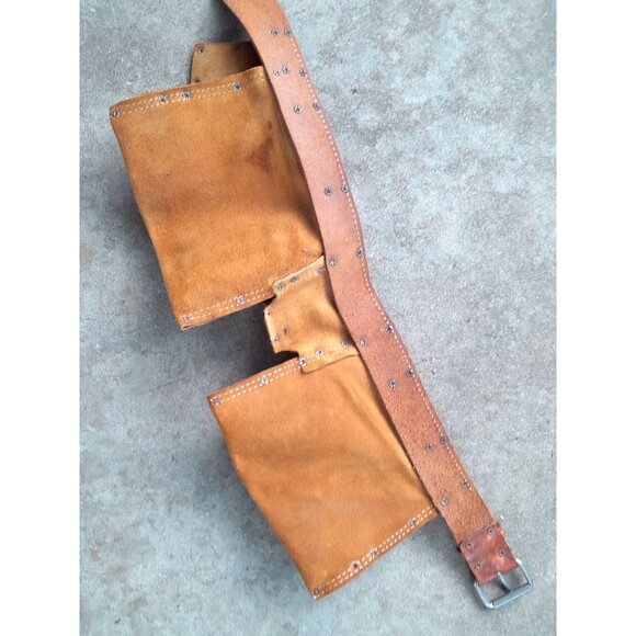 Men's Nicholas Heavy Split Cowhide Tool Belt NO 491X - Picture 7 of 11